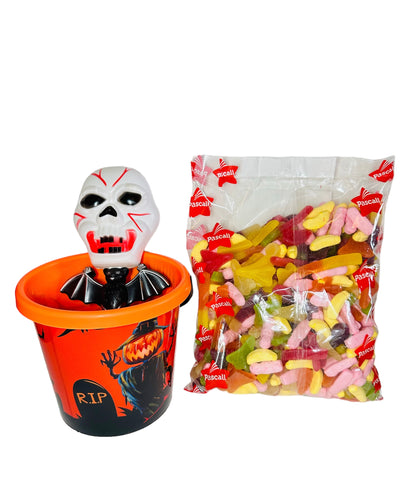 Halloween Sour Gummi Mix Buckets